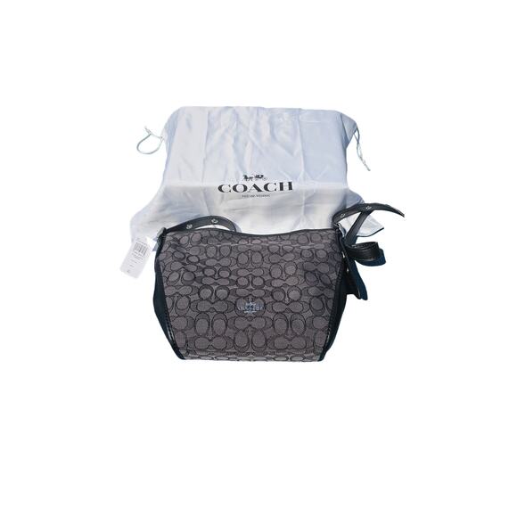 Coach Handbags - Coach Signature Small Black Smoke Duffelette purse- Brand new‎ with tags
